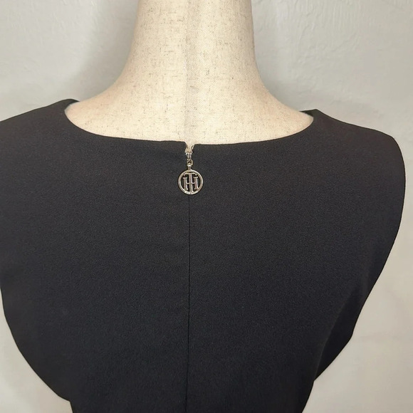 TOMMY HILFIGER SHEATH DRESS WITH BUCKLE FRONT DETAIL - Picture 7 of 10